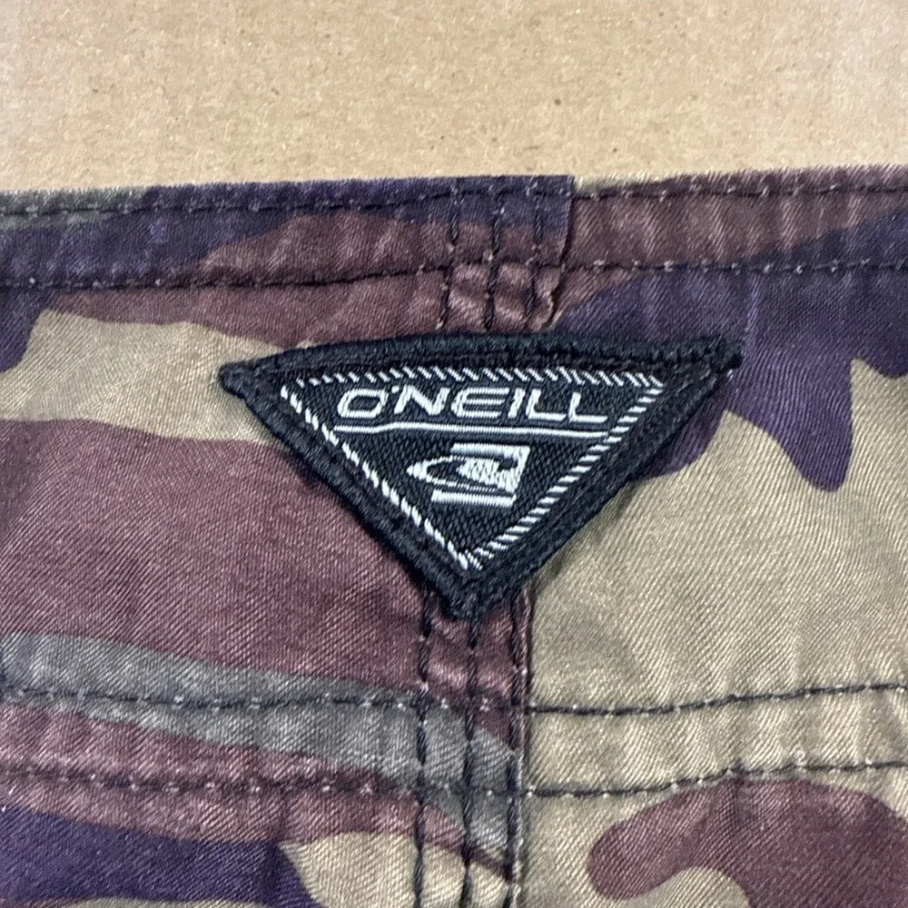 O'Neill Men's Board Shorts, Multi-Camo Print, Drawstring Cargo Pocket